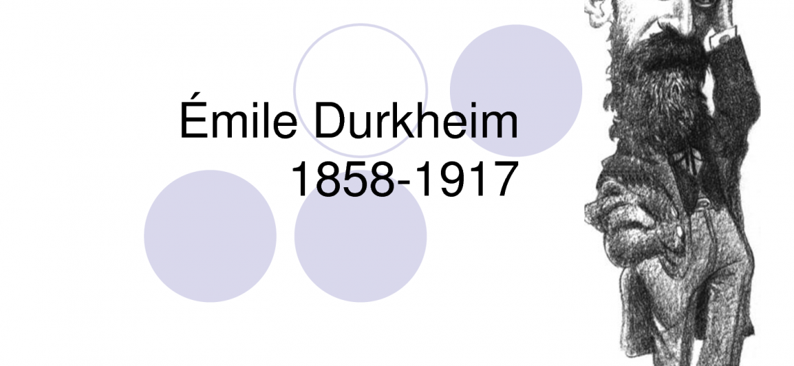 Algumas premissas teórico-metodológicas de Émile Durkheim.
