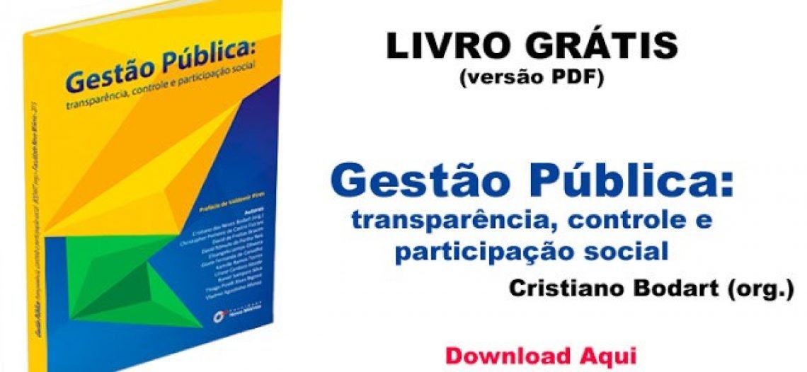 Livro para download: “Gestão Pública: transparência, controle e participação social”.