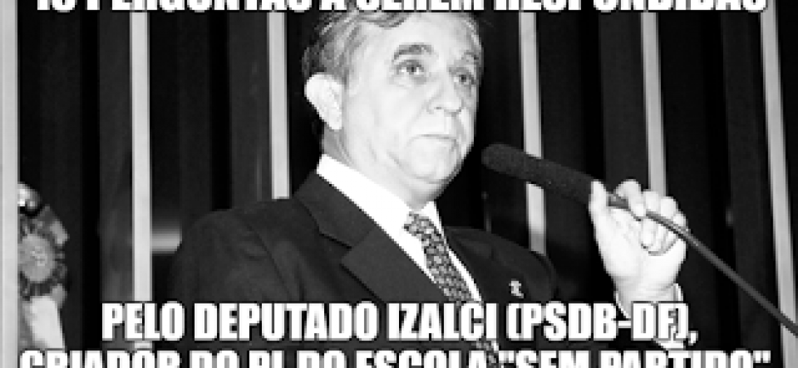 Quinze perguntas feitas ao deputado que quer censurar conteúdos dos professores